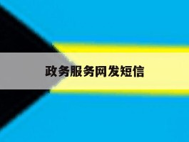 政务服务网发短信