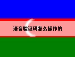 语音验证码怎么操作的