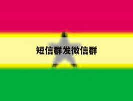 短信群发微信群